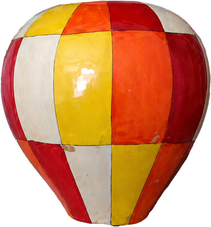 Globo aerostático de madera